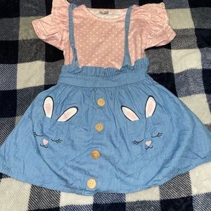 Super cute Easter bunny dress